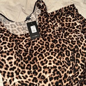 2 apiece Fashion Nova set Cheetah Print